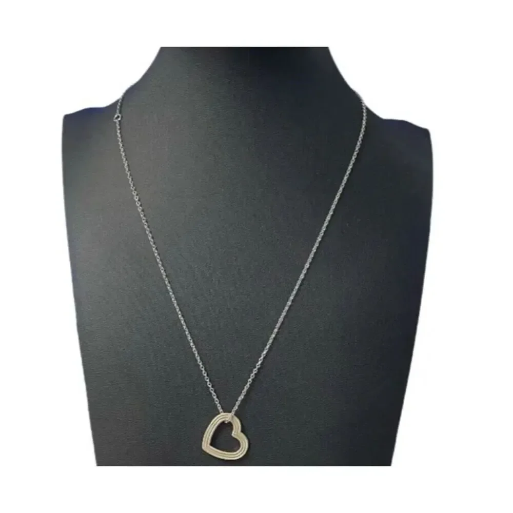 Tiffany Silver Menard Heart Necklace